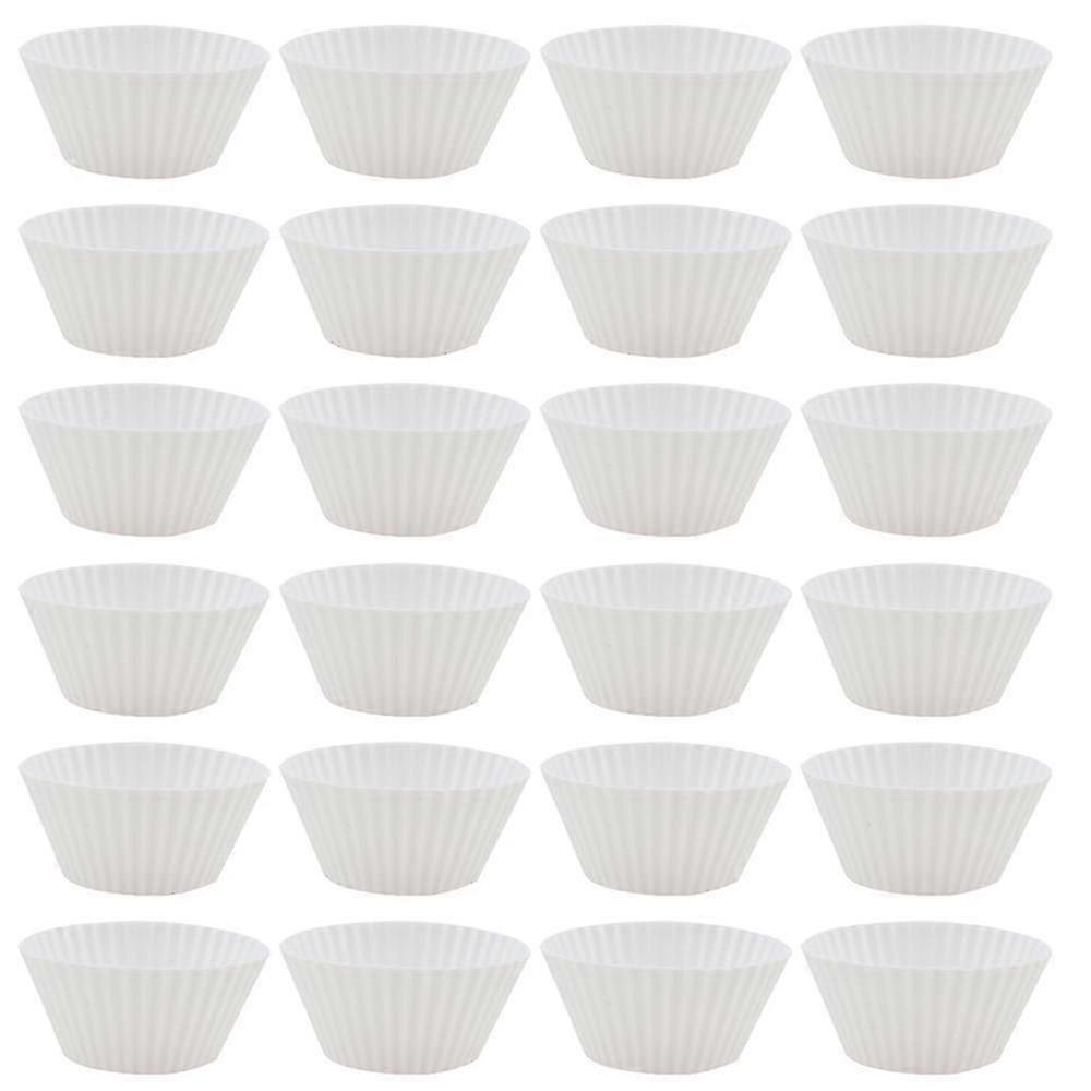 Silicone Mini Cupcake Holders, Mini Cupcake Liners, Pastry Dessert Cups, 24 Pack