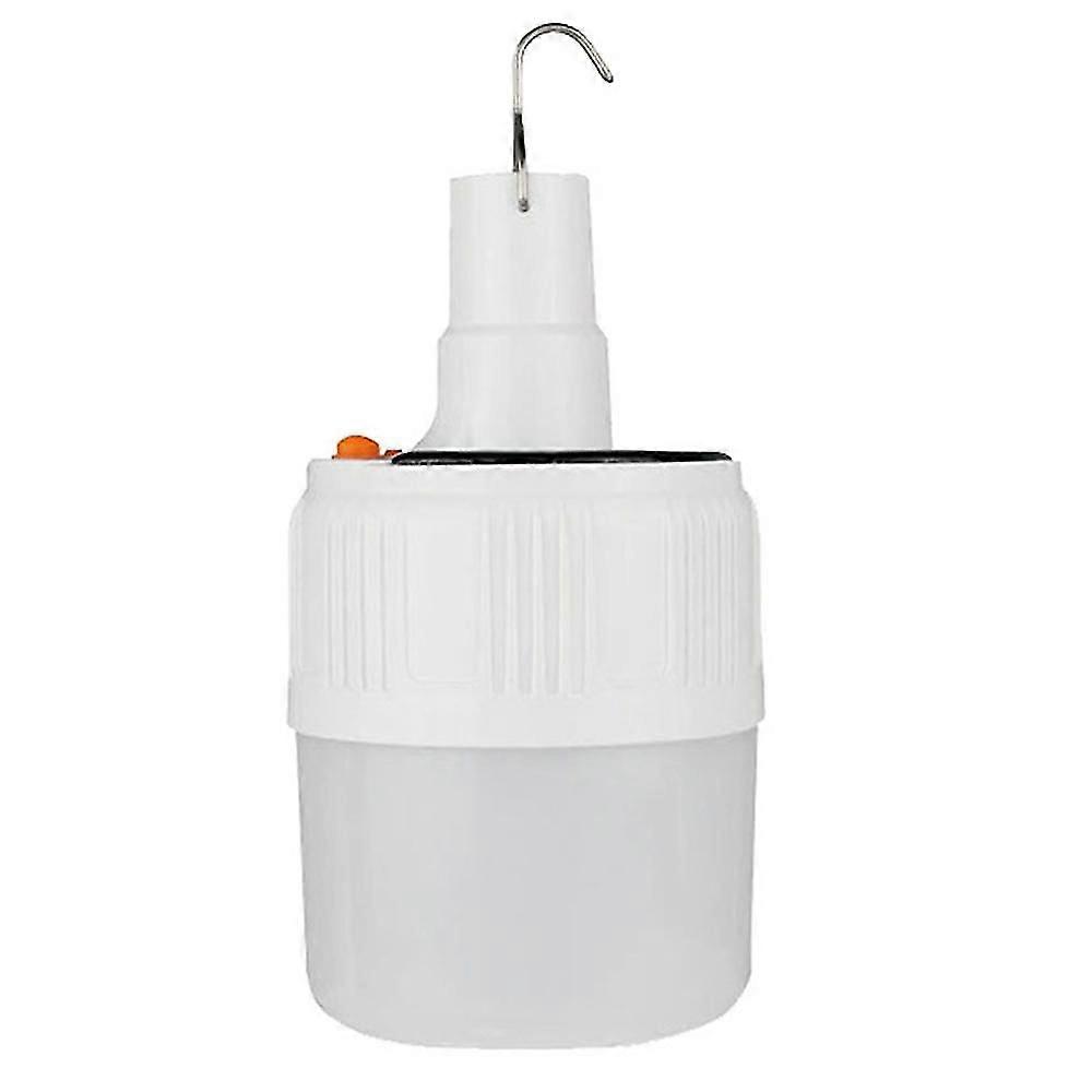 Solar Multi-functional Emergency Led Light Bulb With Usb Charging, Capable To Recharge Mobile Devices , Ideal For Power Outage, Tent Camping, Fishing