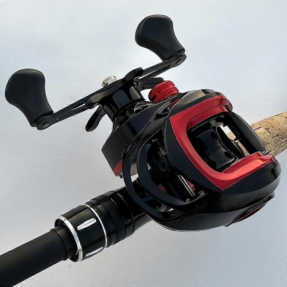 18+1Ball Bearings Baitcasting Jigging Fishing Reel Metal Frame 7.2:1 High Speed Magnet Brake System Drag 8KG Long-distance Water Drop Wheel
