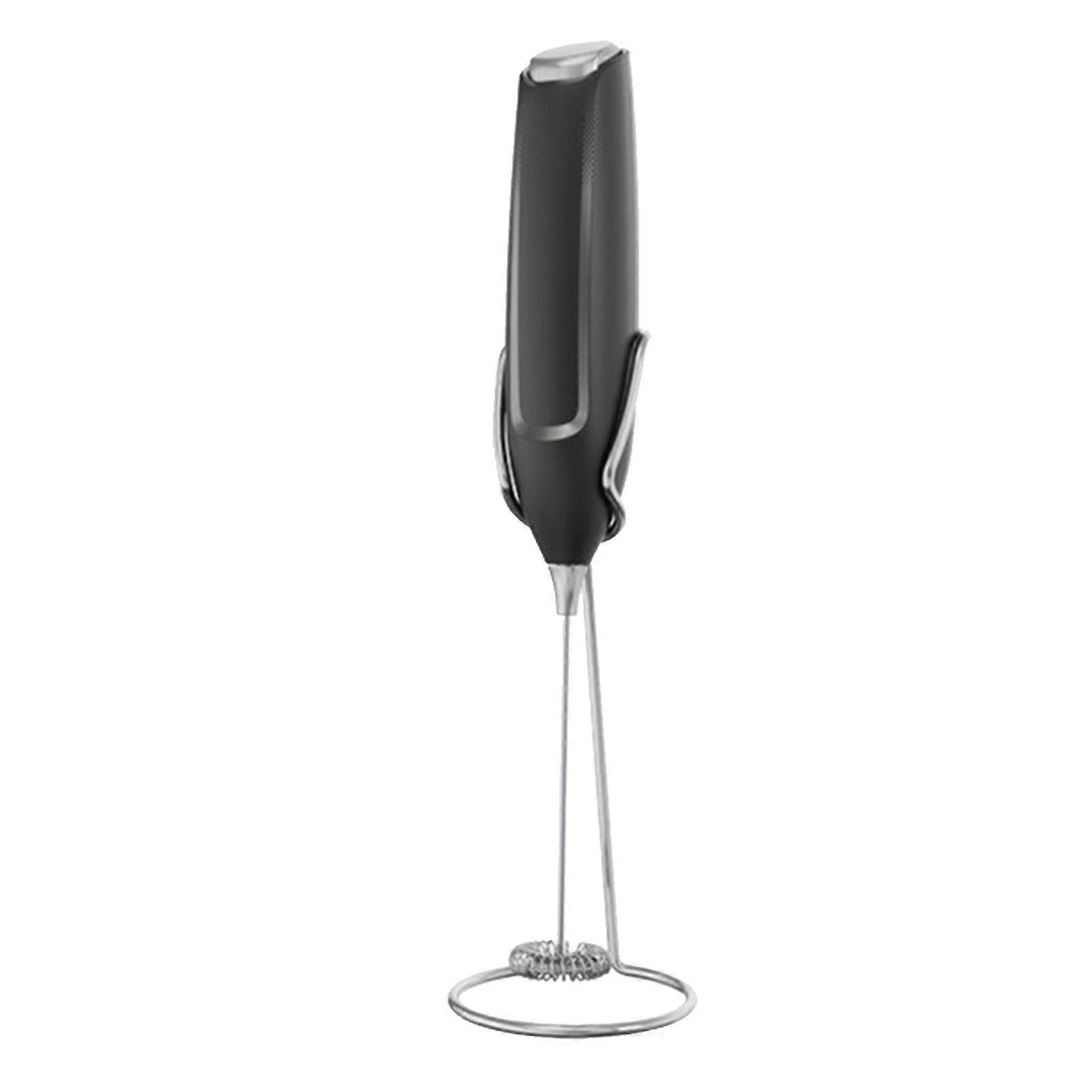 Handheld Milk Frother with Efficient Motor Electric Cappuccinos Foam Maker Practical Battery Operated Drink Mixer Wand