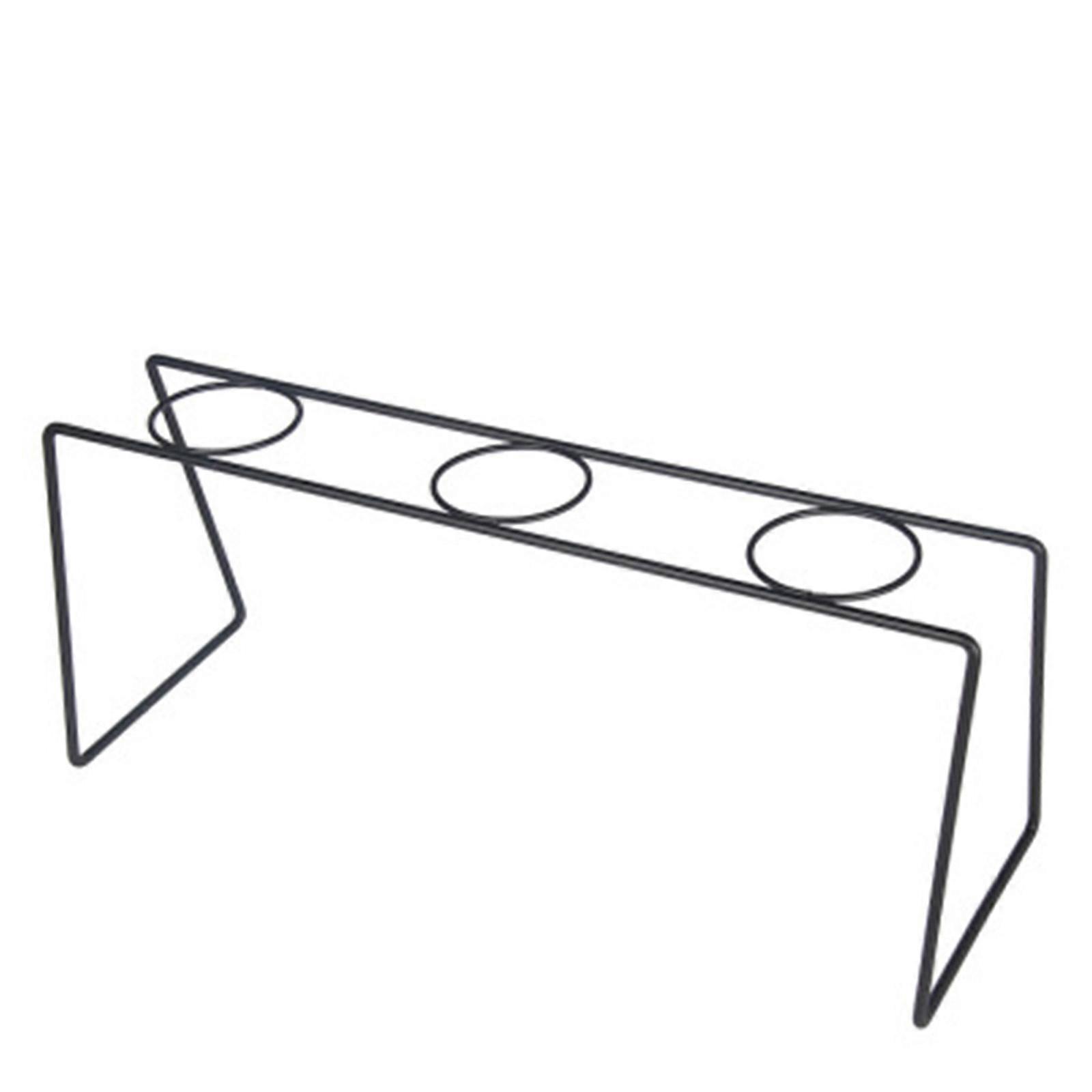 Supporto per gocciolatore di caffè multiforo Organizer per gocciolamento di caffè a tre fori per migliorare l'esperienza di erogazione a casa Nero