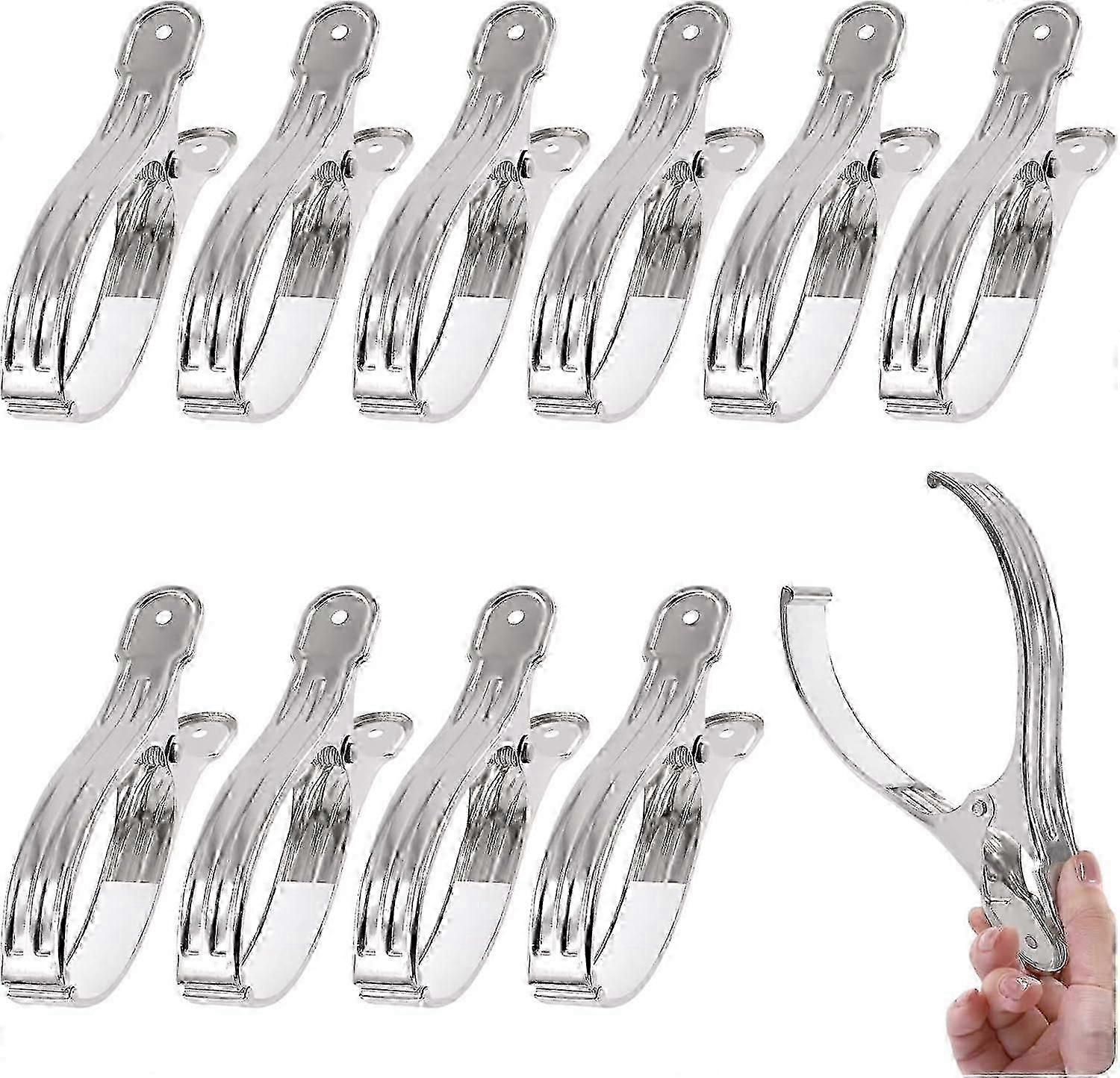 10 عبوات 16 سم / 6.3 بوصة مجموعة من مقاطع الحديقة المصنوعة من الفولاذ المقاوم للصدأ للخدمة الشاقة مقاطع الدفيئة القوية لتغطية النبات إطار الدفيئة القماش الظل