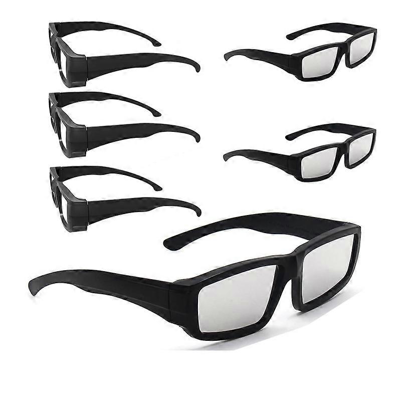 6Pack Solar Eclipse Glasses Safe Shades for Direct Sun Viewing