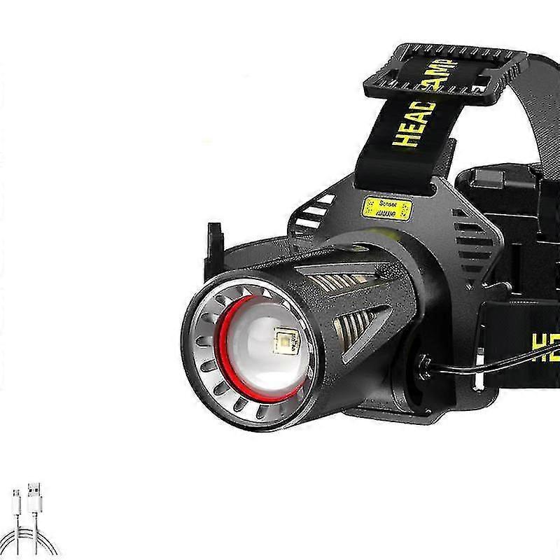 Xhp70/xhp50/30w Led Headlamp High-end Headlight Aluminum Alloy Head Lights Rechargeable Torch Fishing Flashlight Light