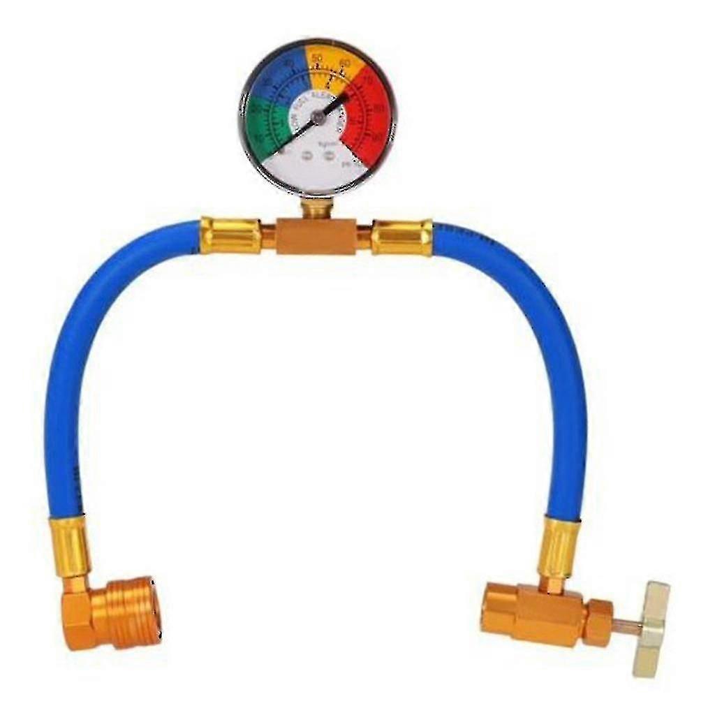 مكيف هواء تلقائي AC R134a شحن سائل التبريد 20 سم + 20 سم مقياس خرطوم