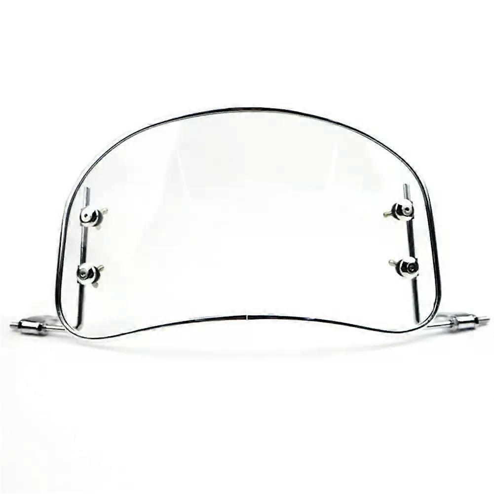 Retro Motorcycle Windshield Headlight Wind Deflector Windscreen Universal Modified Accessories compatible forScooter E-bike Windshields MAXP