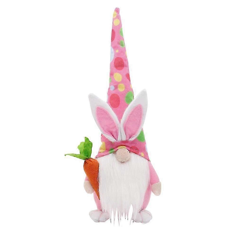 Easter Bunny Doll Easter Dwarf Rabbit Bunny Ornaments Cute Durable Easter Plush Toy for Sofa Desk Bookshelf