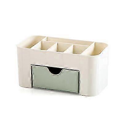 Space-Saving Makeup Kit for Desktop Cosmetic Type Drawers 22 * 10 * 10.3 Cm, Green