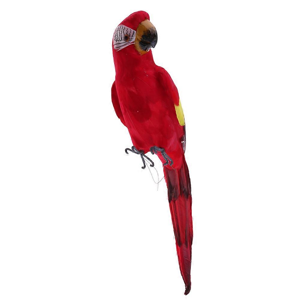 Large 60 CM Artificial Feather Parrot Toy