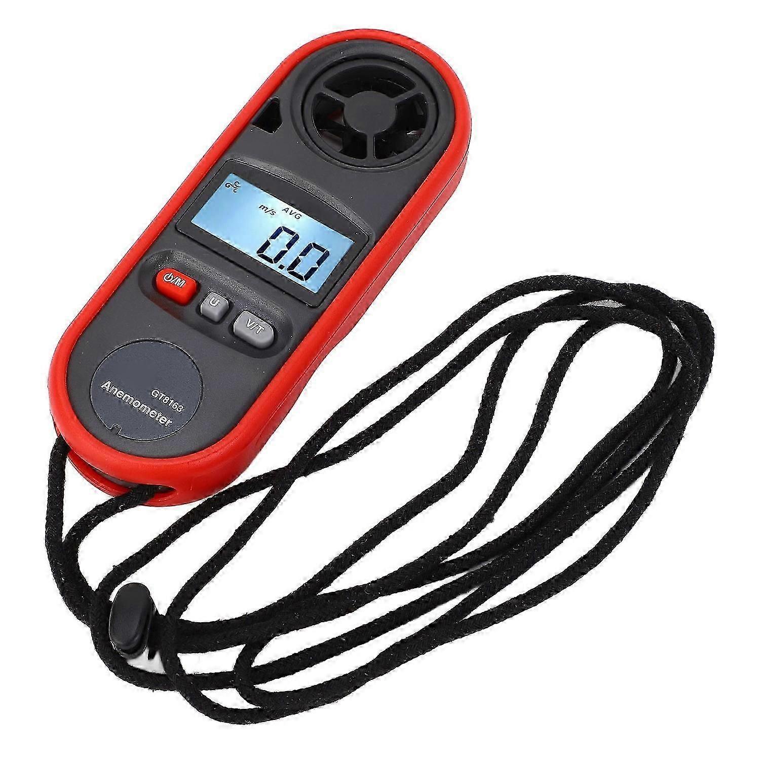 Anemometer Handheld Outdoor Cordless HVAC Digital Wind Speed Meter Temperature Humidity Gauge for Ki