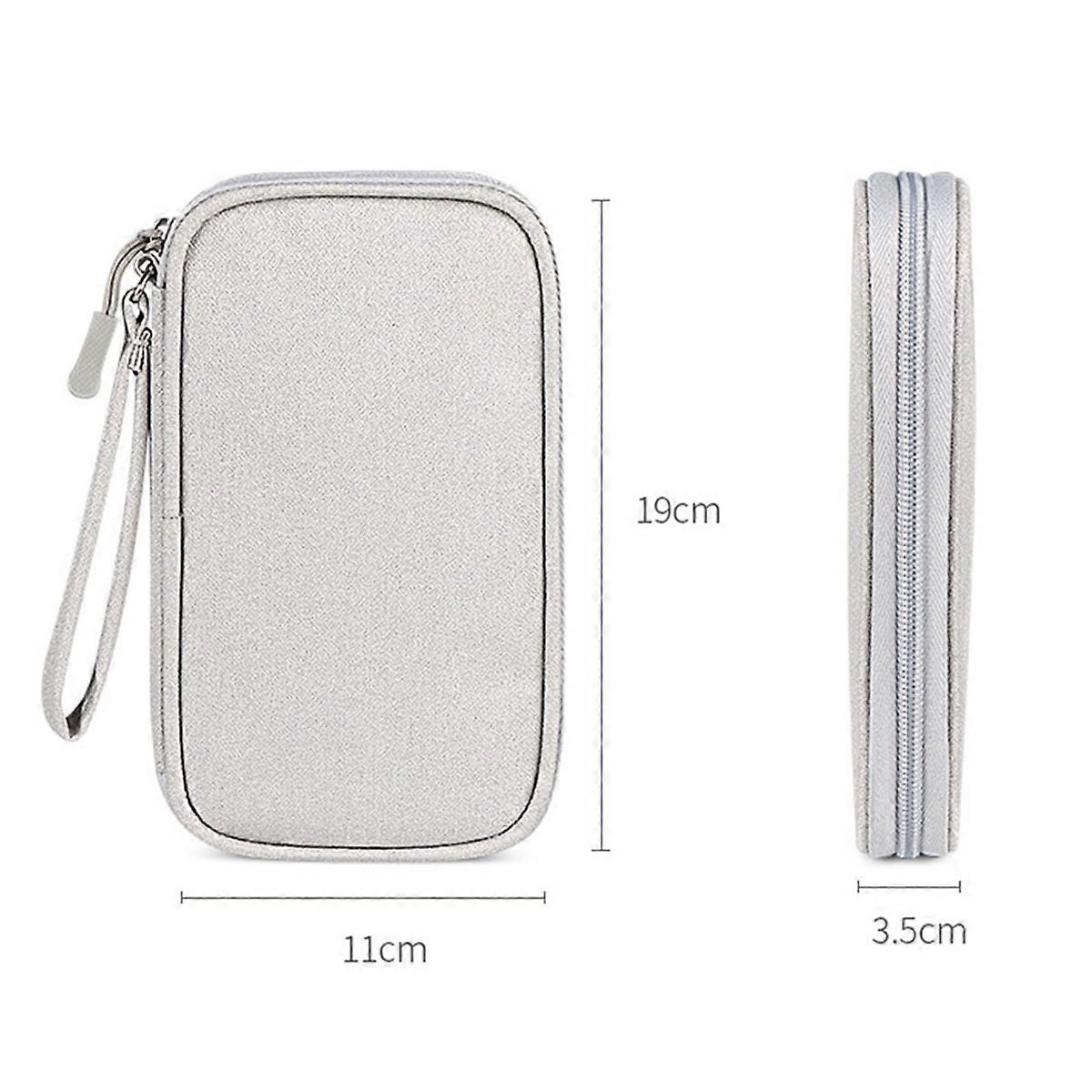 Portable Cable Organizer Waterproof Storage Bag for Power Bank Digital Cable Case Earphone Holder C