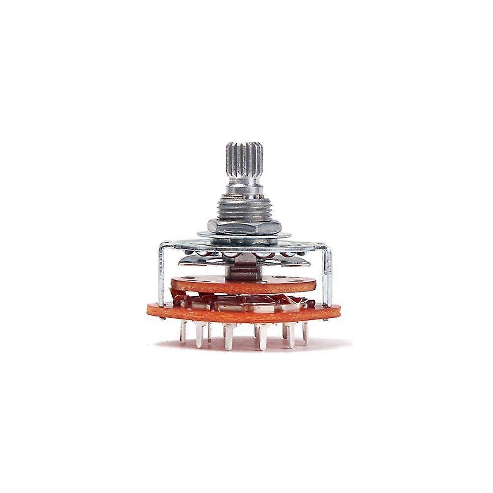 Guitar Amplifier Audio Lamp Rotary Switches Selector 3 Pole 4 Position