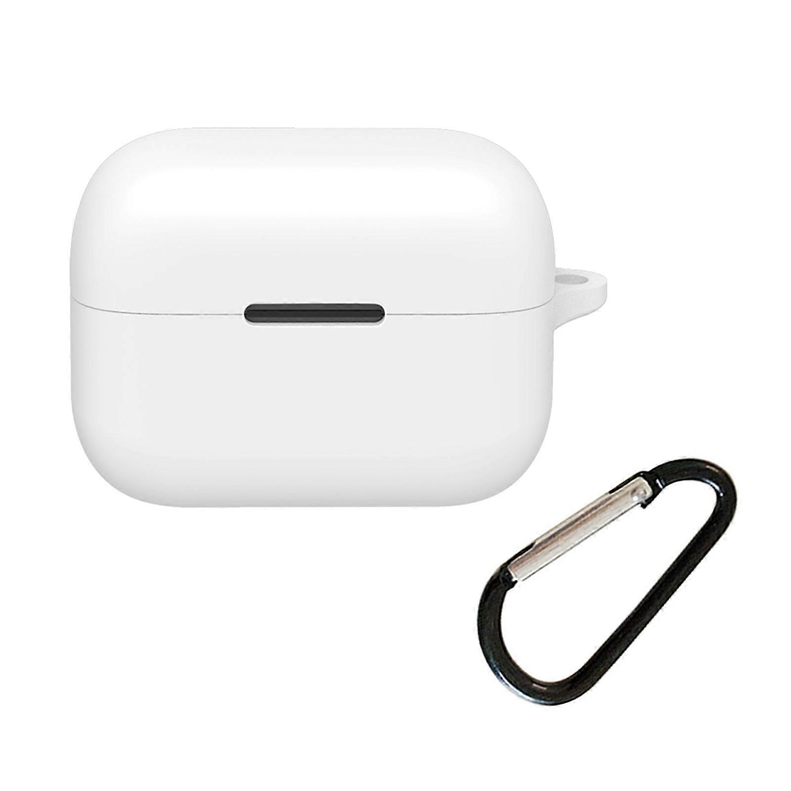 Flexible Soft Protector Case Housing For AeroClip Wireless Headphone Shockproof Cover Scratch Resistant Sleeve Daily Use White