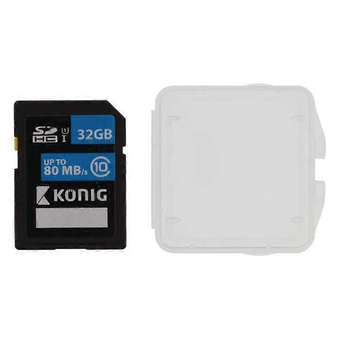 Flash memory card - KONIG - CSSDHC32GB - 32 Go - SDHC UHS-I memory card