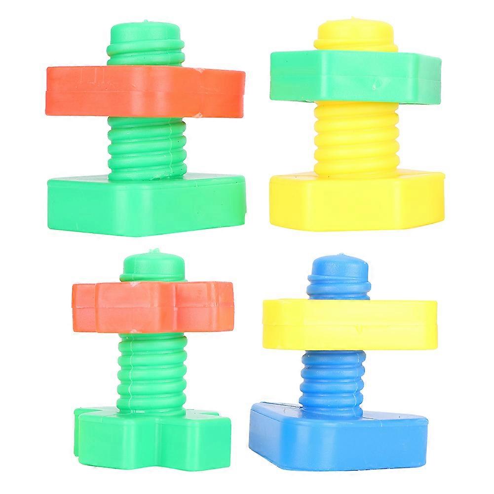 3 Set Bite Chewing Screws - Durable Training Exercise Toys for Parrots, Parakeets, and Small Birds