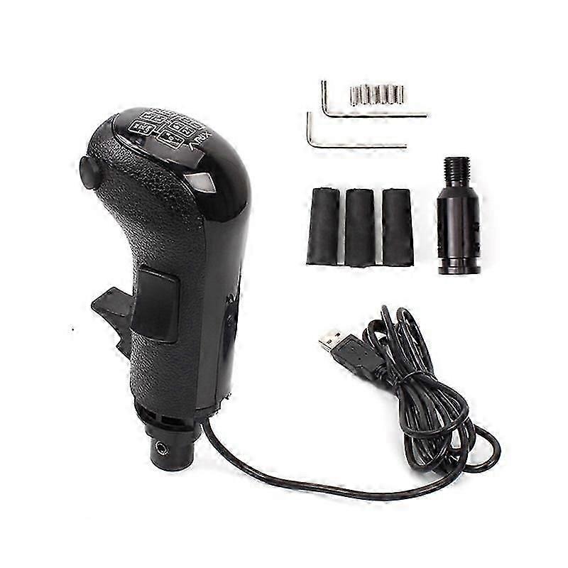 Botão de câmbio de simulador de marcha alta e baixa USB compatível com G29 G27 G25 TH8A Botão de câmbio USB compatível com ATS ETS2 HB043
