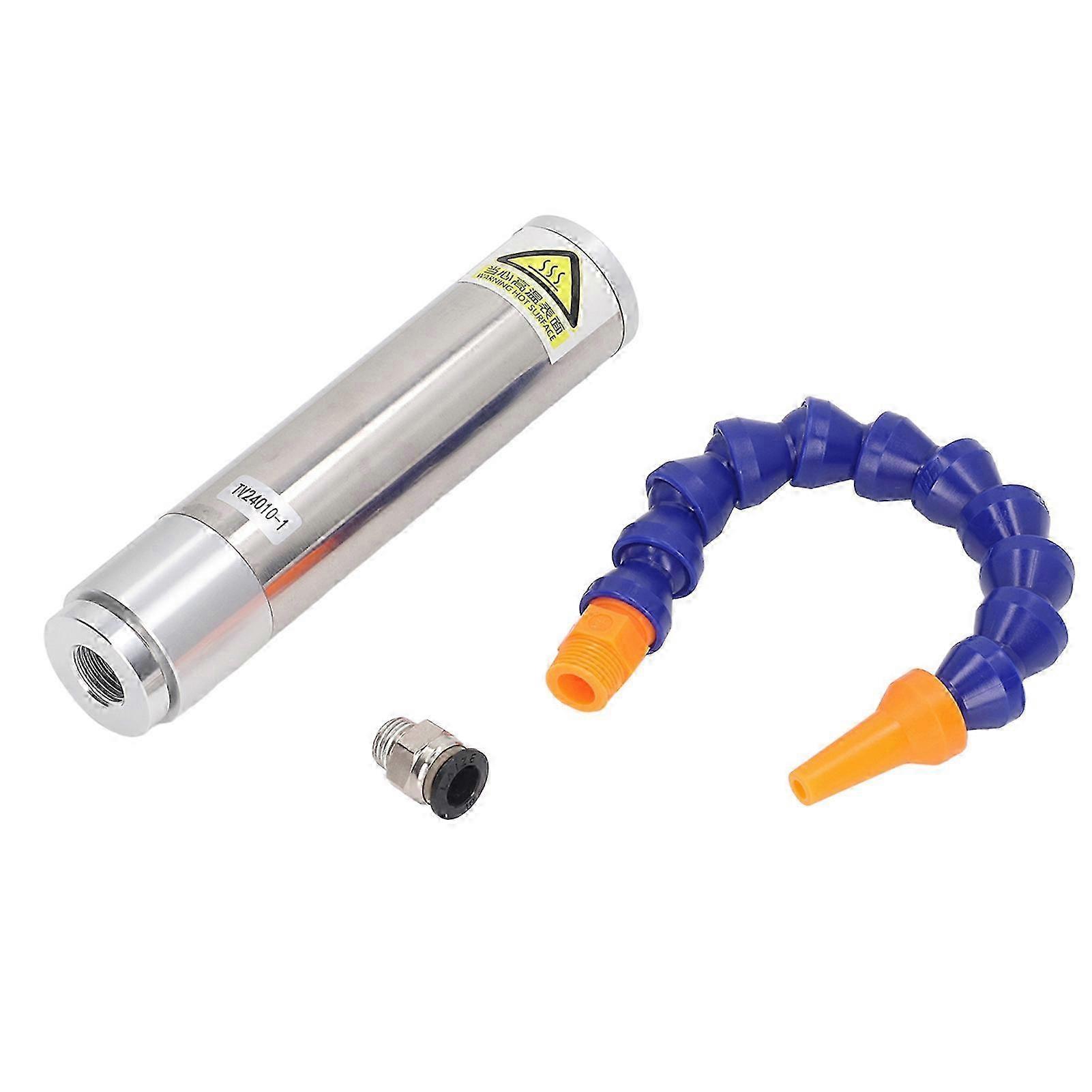 3 قطع مجموعة بندقية تبريد الهواء الجاف البارد سبائك الألومنيوم المضادة للتآكل دوامة بندقية تبريد الهواء لمعالجة المعادن