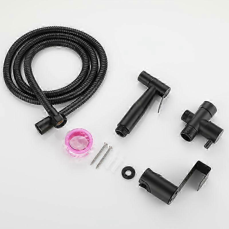 真鍮バルブ付きハンドヘルドトイレビデ噴霧器ステンレス鋼ビデシャワー衛生的なシャワー壁に取り付けられたトイレビデ噴霧器