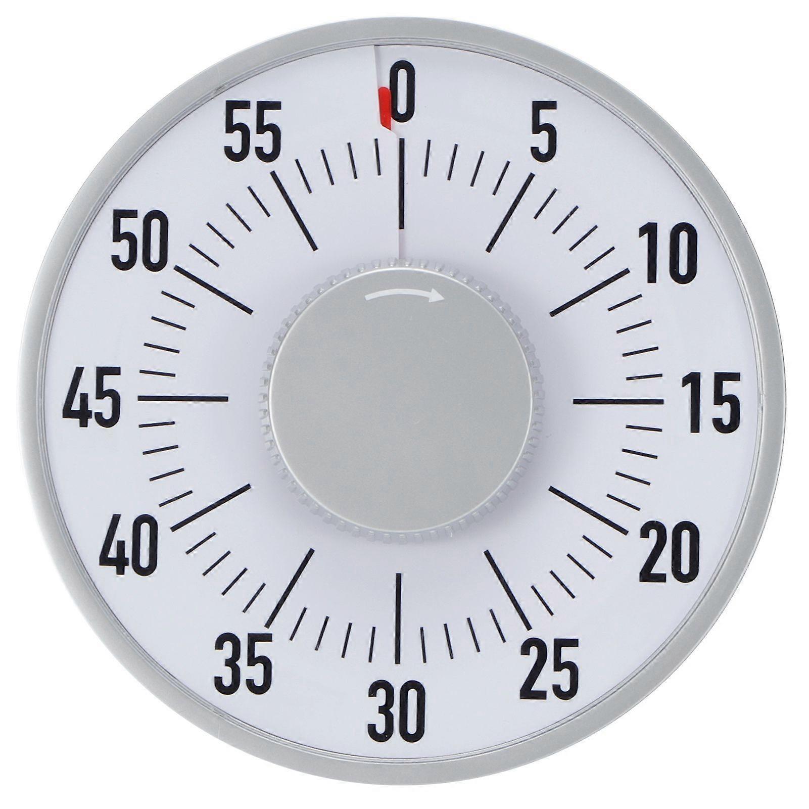 Mechanical alarm clock timer magnetic round rotating time reminder kitchen baking timing tool L