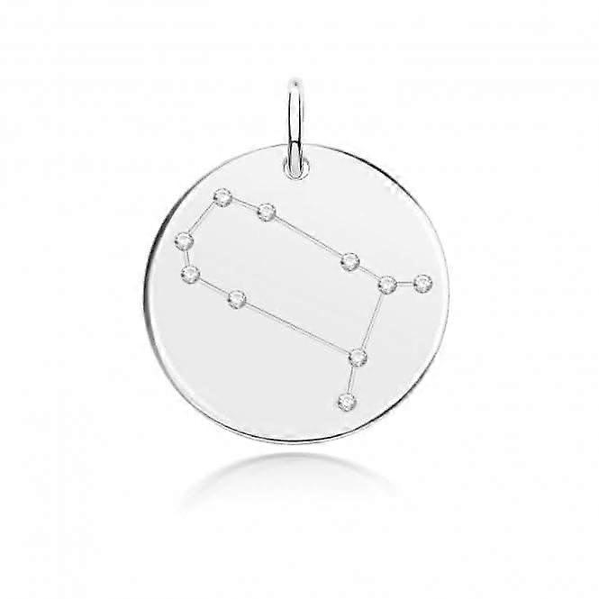Acotis Silver Zodiac Rhodium Constellation Gemini G61104