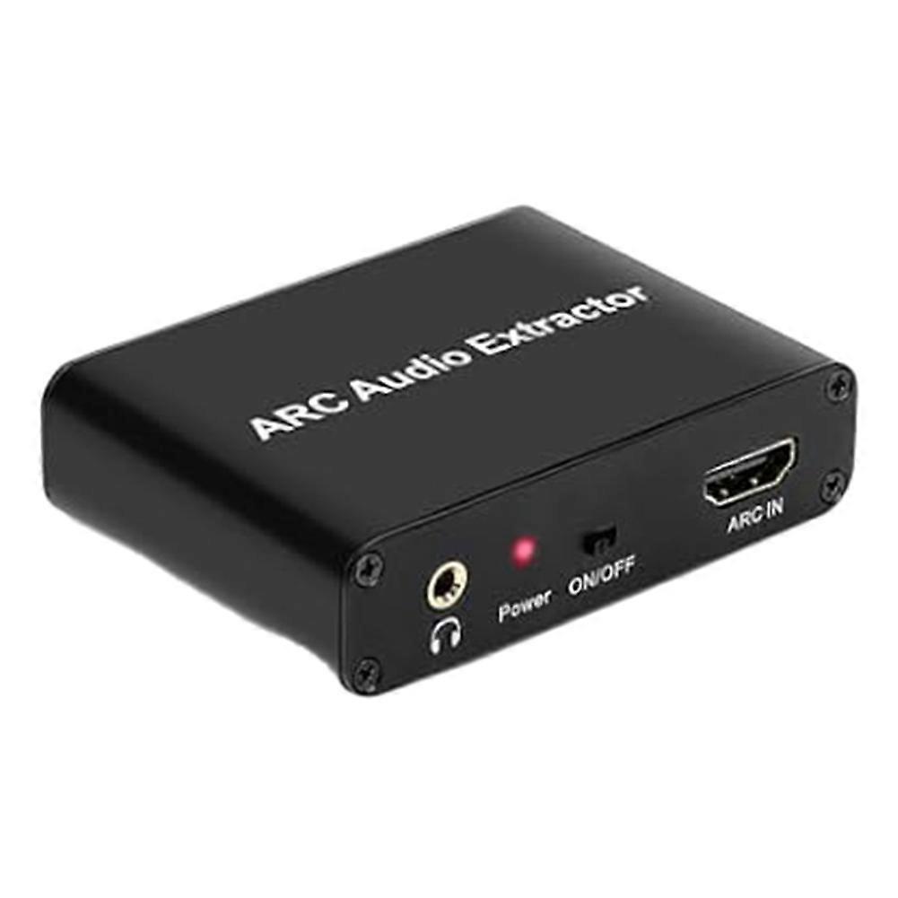 HDMI-kompatibler ARC-Adapter, 192KHz HDMI-kompatibelI ARC Audio Extractor mit optischem SPDIF, koaxial,