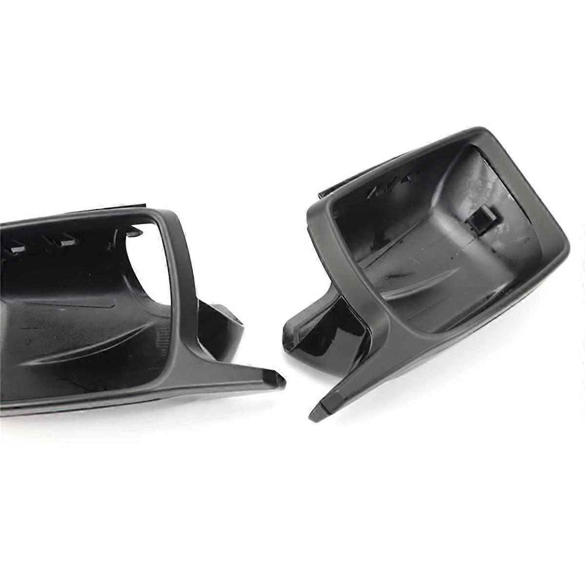 Carbon Fiber Style Side Mirror Cover Caps Replacement New M Look Mirror Covers for BMW X5 E53 1999-2
