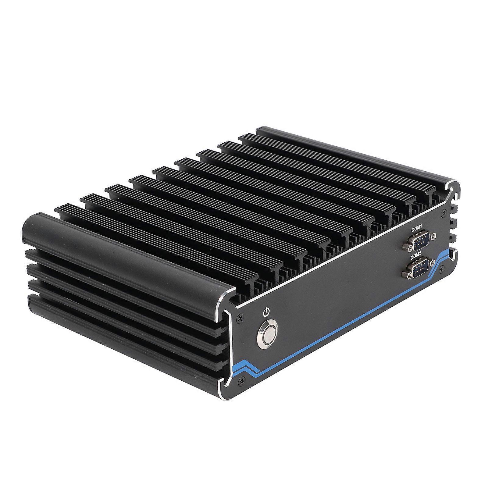 Fanless Industrial Control PC Dual Core i3 6100U 4x Gigabit POE