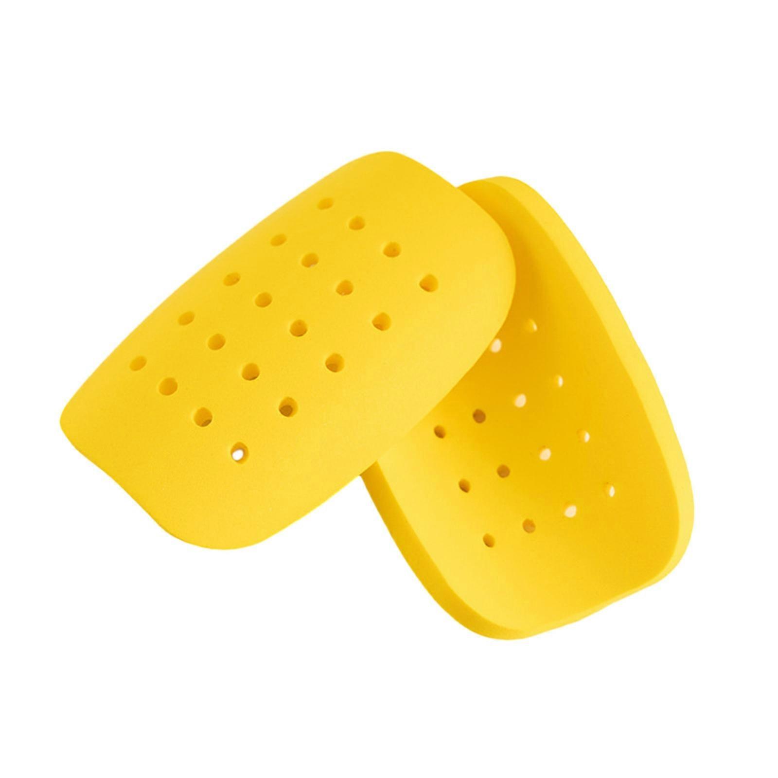 Football Shin Pads Leg Shin Guards Shin Guard Sleeves Breathable Protective Pad Football Matchs Equipment Durable  Yellow S