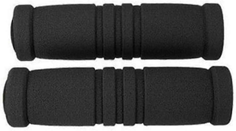 1 Pair Bicycle Handlebar Grip Bicycle Motorcycle Antis Super Light Soft Foam Sponge Handle Grip Cover Bike Grips Black Handlebar Grips