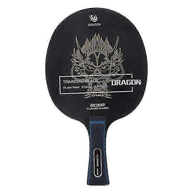BOER Ping Pong Racket 7 Ply Table Tennis Blade Arylate Carbon Fiber Lightweight Table Tennis Accessories Long Hand