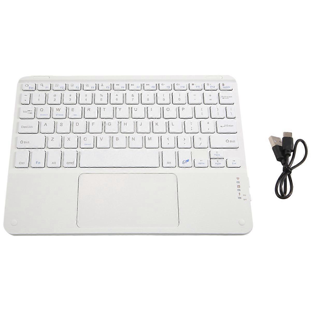 Klawiatura dotykowa Bluetooth do telefonu, tabletu, ładowanie typu C, dotyk