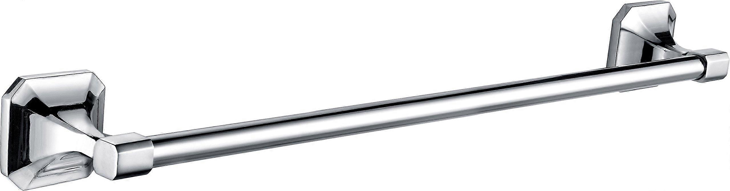 Polished chrome towel bars for bathroom organization