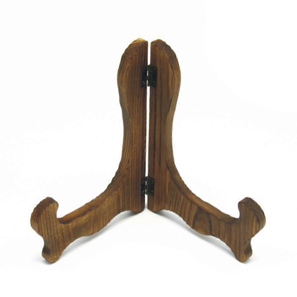 Wooden Easels Plate Holder Folding Display Stand Dish Tea Tray Photo Frame Rack  yuans 12