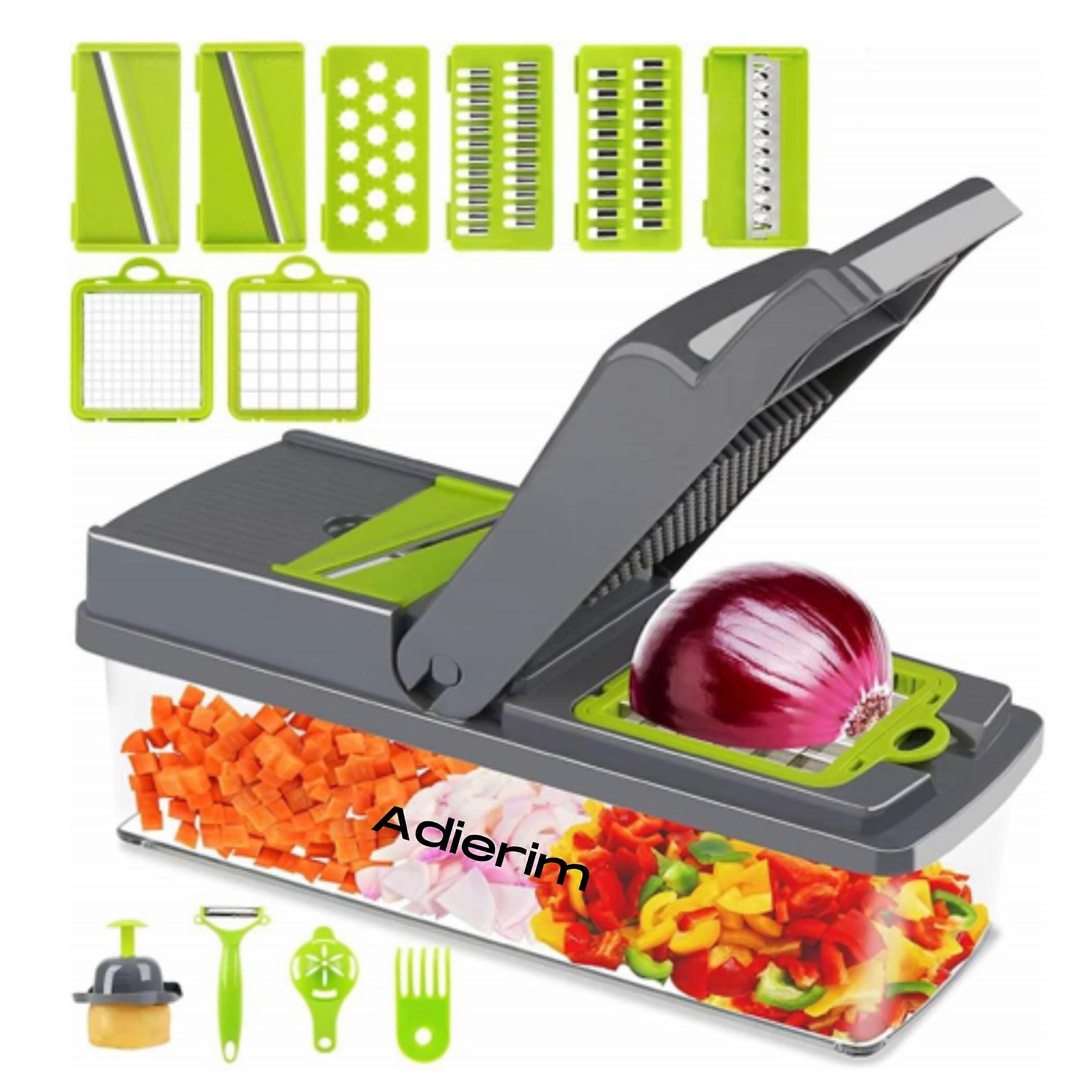 Multifunctional Vegetable Chopper for Kitchen Carrot and Garlic Chopper With Container