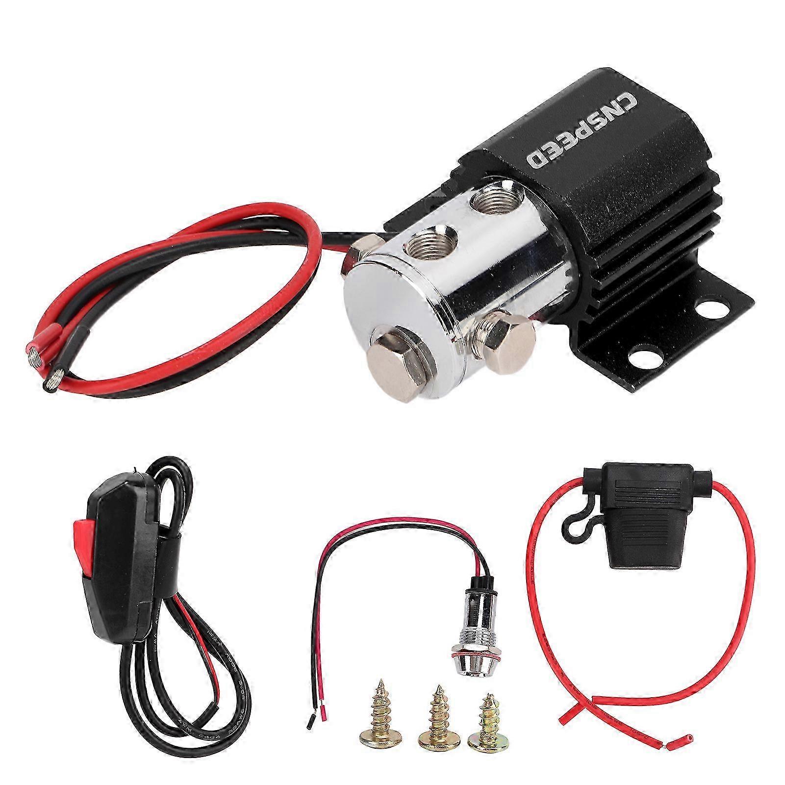 Universal Red Front Brake Line Lock Kit 12-24V DC