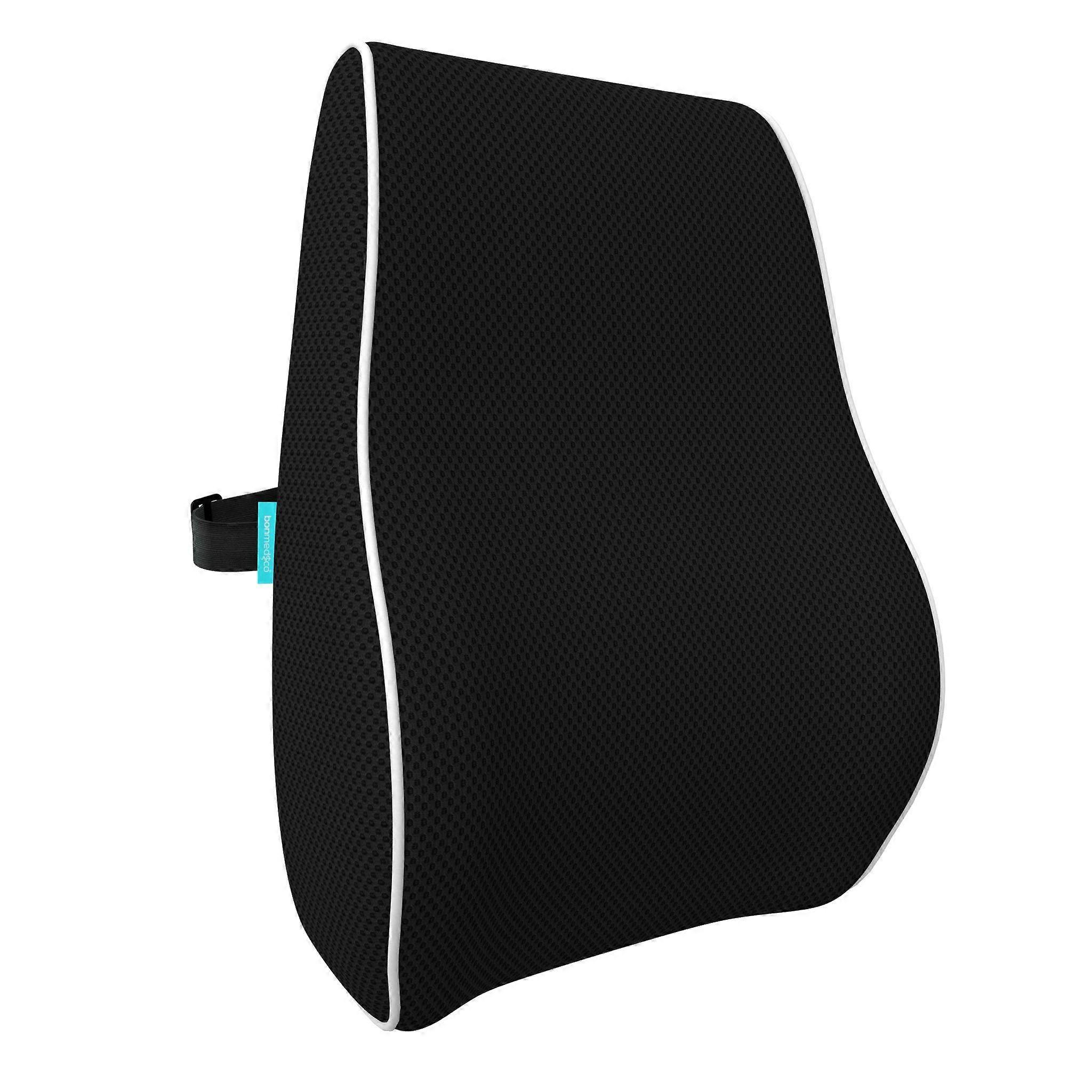 Ergonomic Memory Foam Back Support Pillow for Car Seat Standard Size