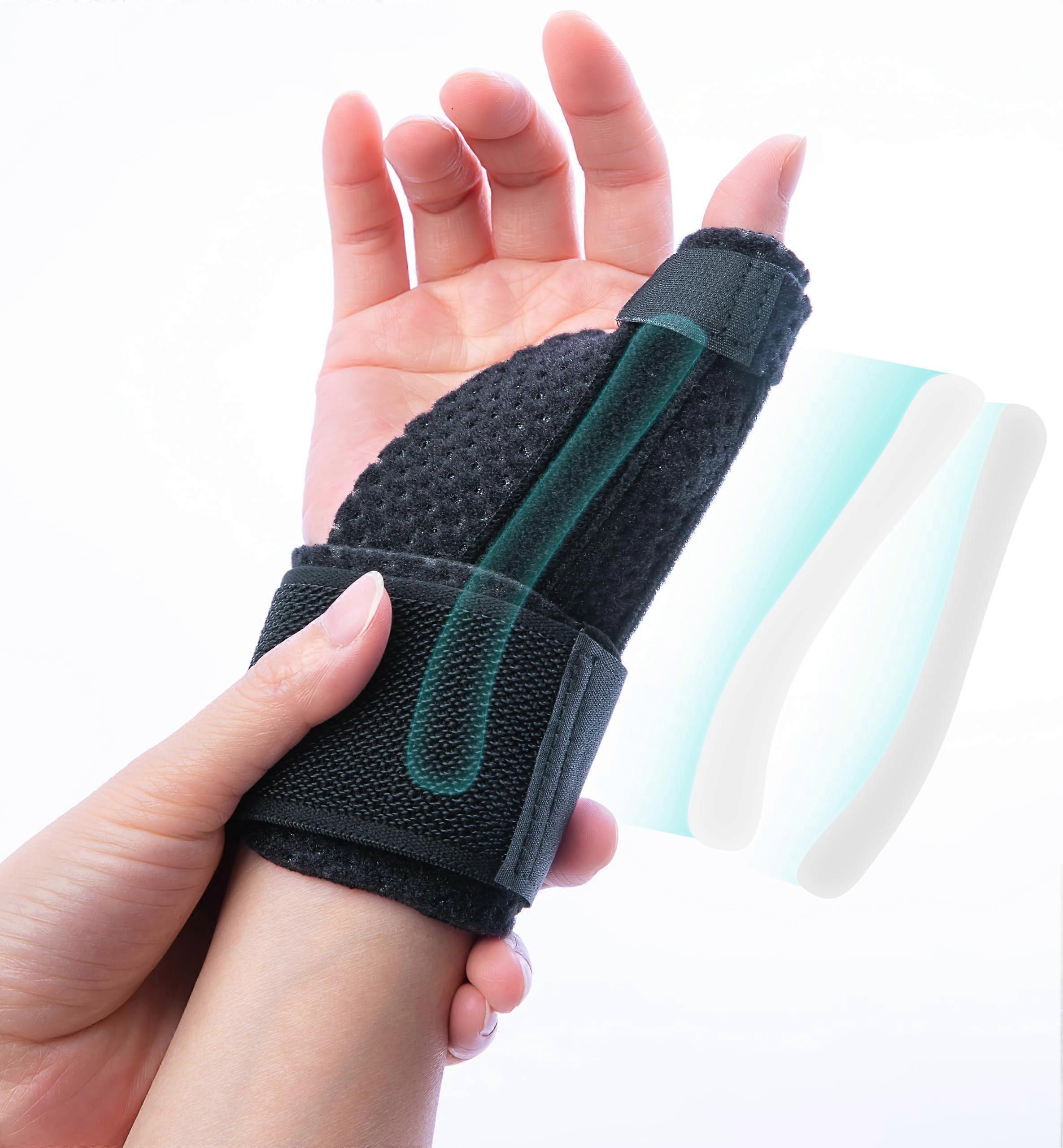 Wrist Brace Wrist Wraps and Thumb Stabilizer with Splints Support for Sprain Carpal Tunnel Arthritis Trigger Finger Pain Relief
