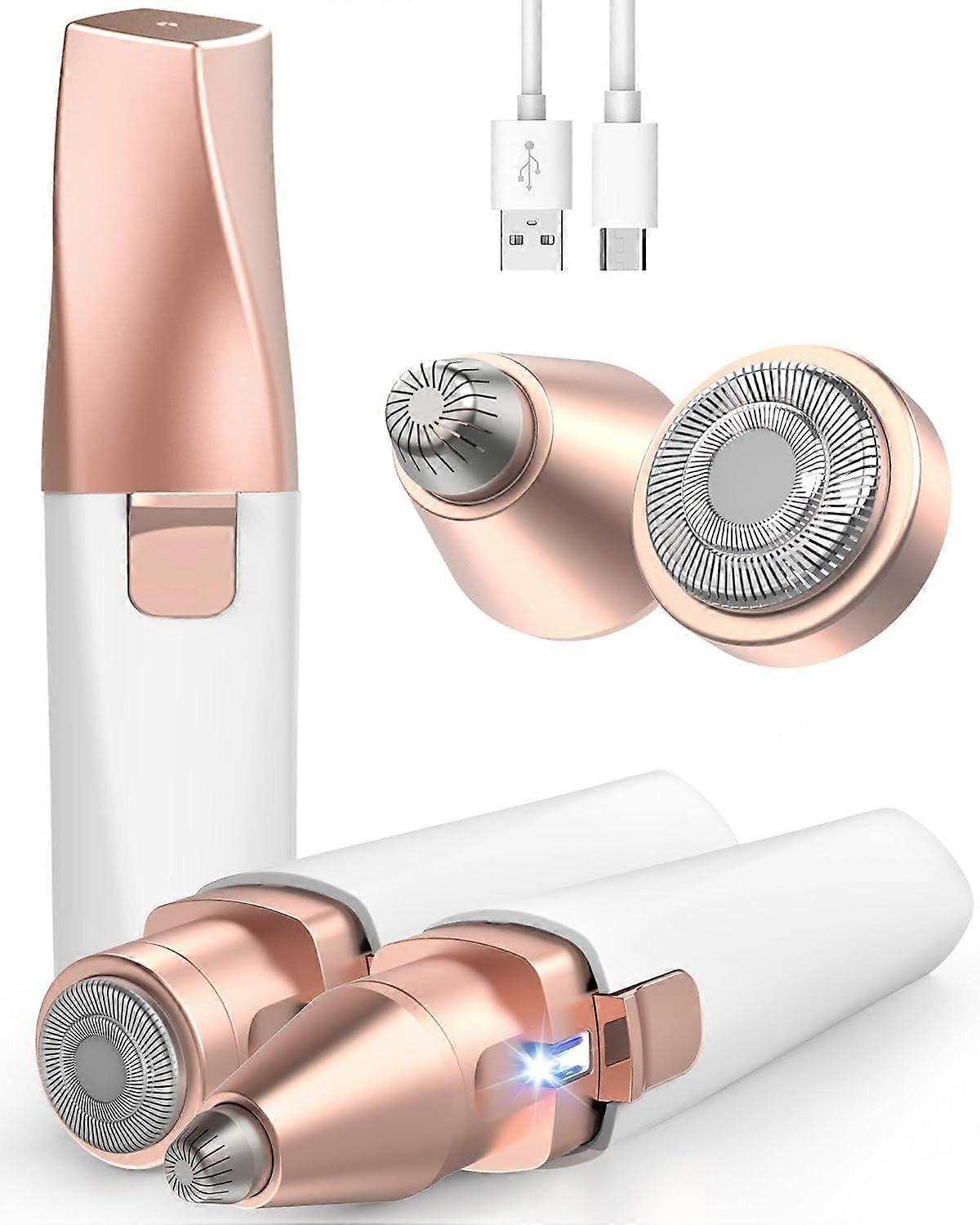 2 in 1 epilator, rechargeable, built-in LED light,