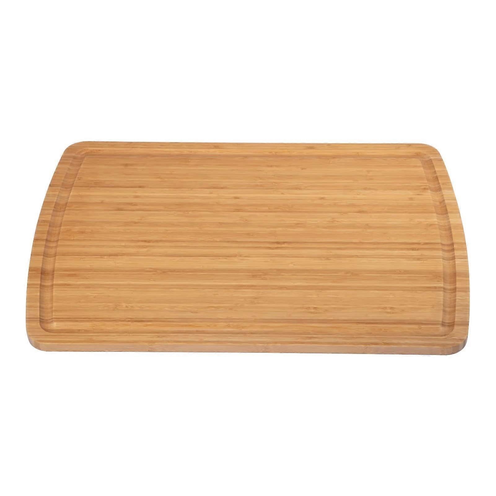 Extra Large Bamboo Cutting Board with Juice Well, 30 x 20 Inch Butcher Block for Meat, Vegetables, and Barbecue Prep
