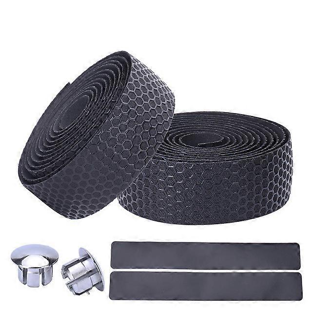 2xThick Bicycle Handlebar Tape Bar Drop Wrap MTB Road Bike Anti-Slip Punch