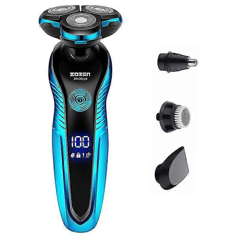 Multifunctional Intelligent Digital Display 3D Electric Shaver Whole Body Washable Shaver Rechargeab