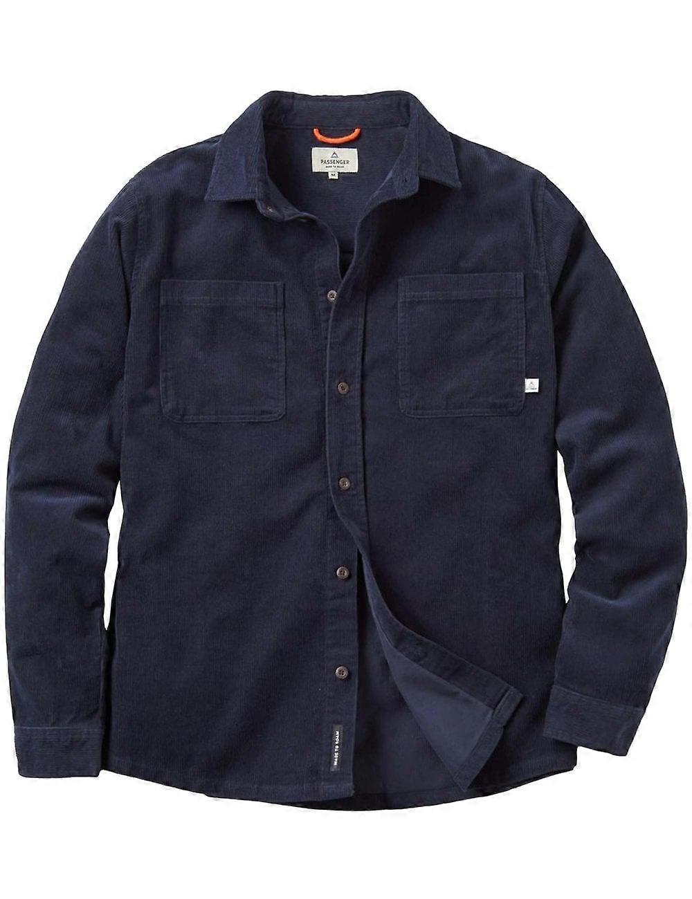 Men's Passenger Backcountry Cord Shirt - Deep Navy
