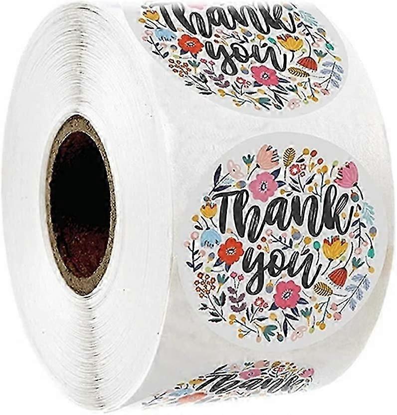 500 kusů kulatých samolepek