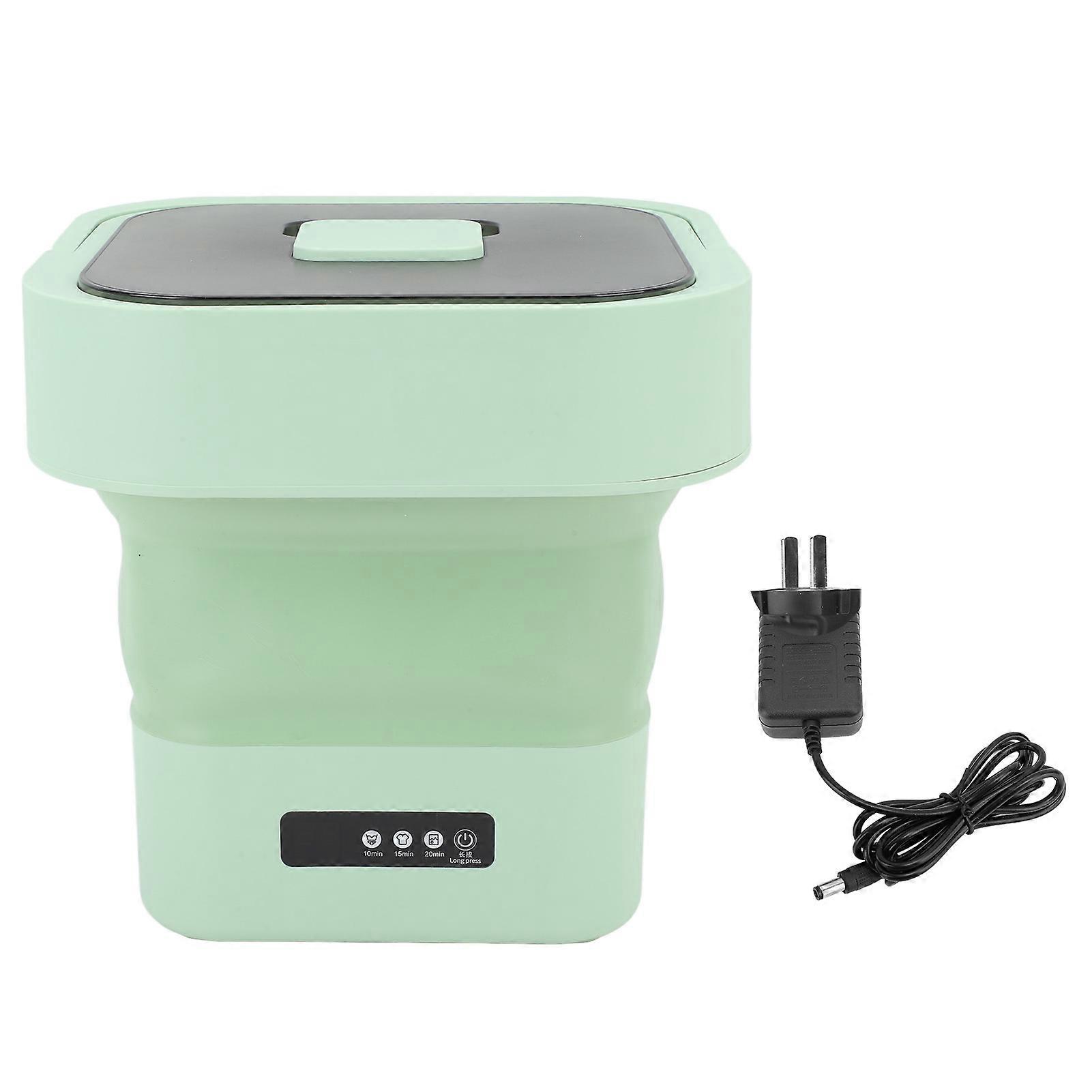 Portable Washing Machine 10L Fully Automatic Soft Spin Drying Function Foldable Mini Washer for Underwear Baby Clothes