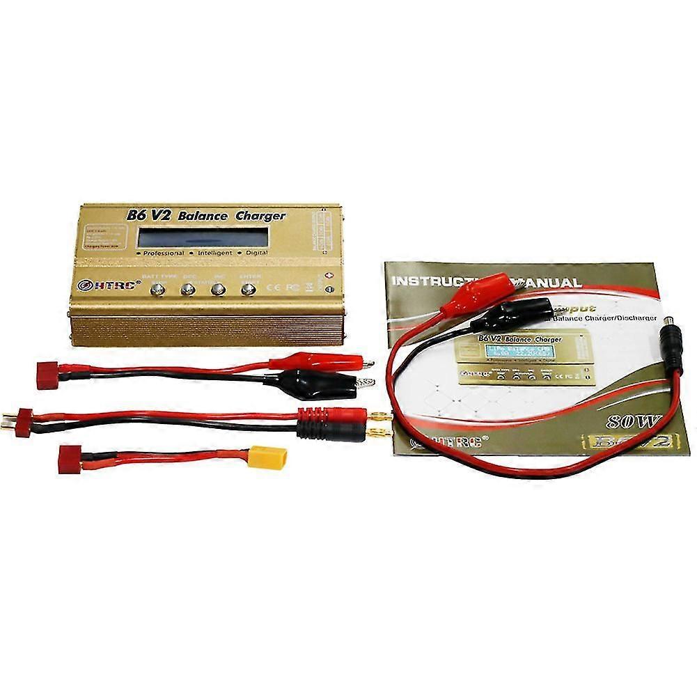 Blå Htrc Imax B6 V2 80w Batteribalanse Lader Utladning