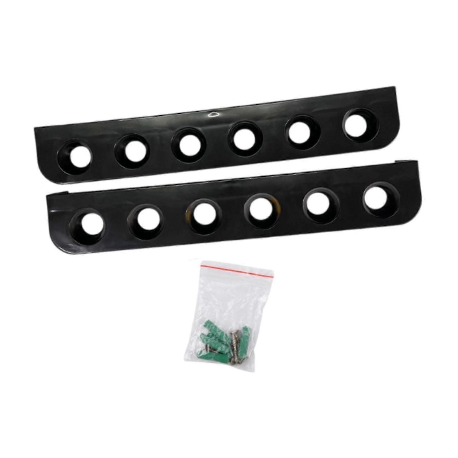Billiard Pool Cue Rack with Screws Holds 6 Cues Portable Billiard Cue Rack