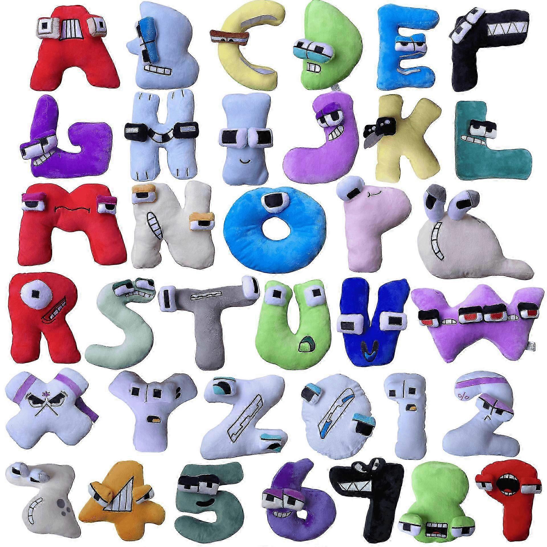 Hcankcan Children's Alphabet Legend Alphabet Plush Toy Pillow Alphabet Doll