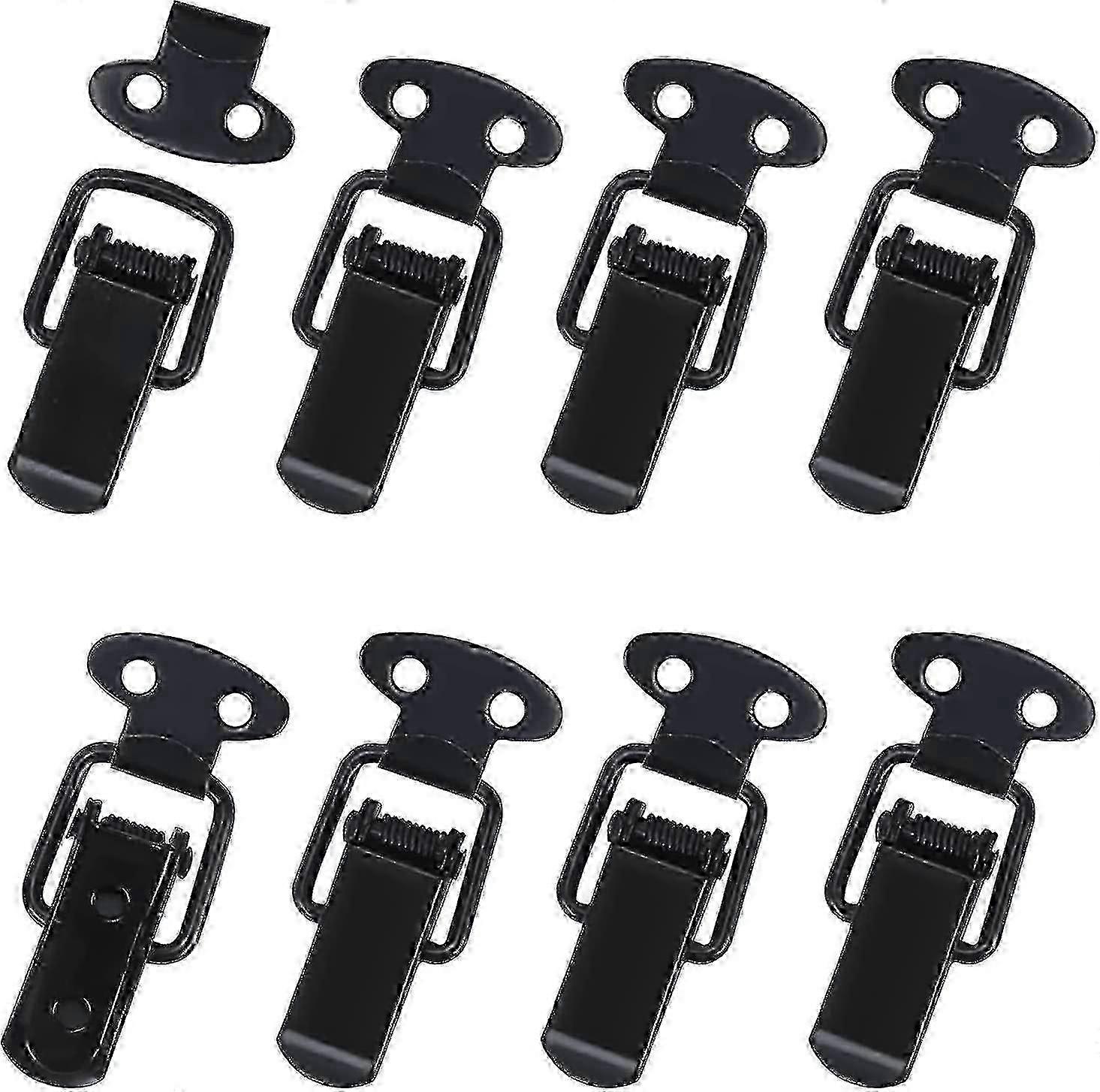 Spring Loaded Toggle Latches Stainless Steel Catch Clamp Clips Spring Lock Hasp Catch Duck Billed Buckles For Toolbox Drawer Cabinet Case Closet Z