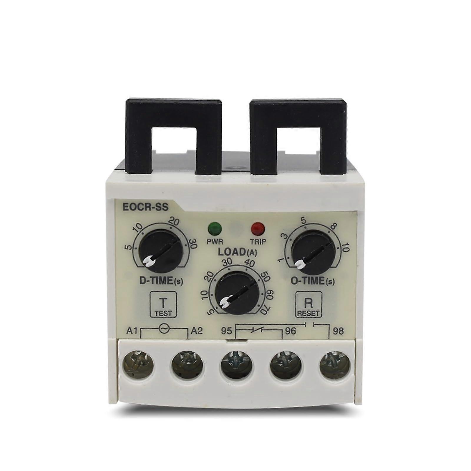 EOCRSS60 560A Adjustable Overload Relay with Phase Loss and Trip Delay Protection for Electronic Applications