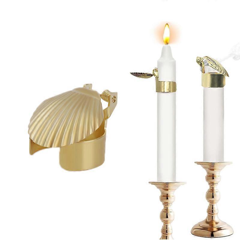 Automatic Candle Snuffer Metal Shell Wick Flame Extinguisher Timer Stopper